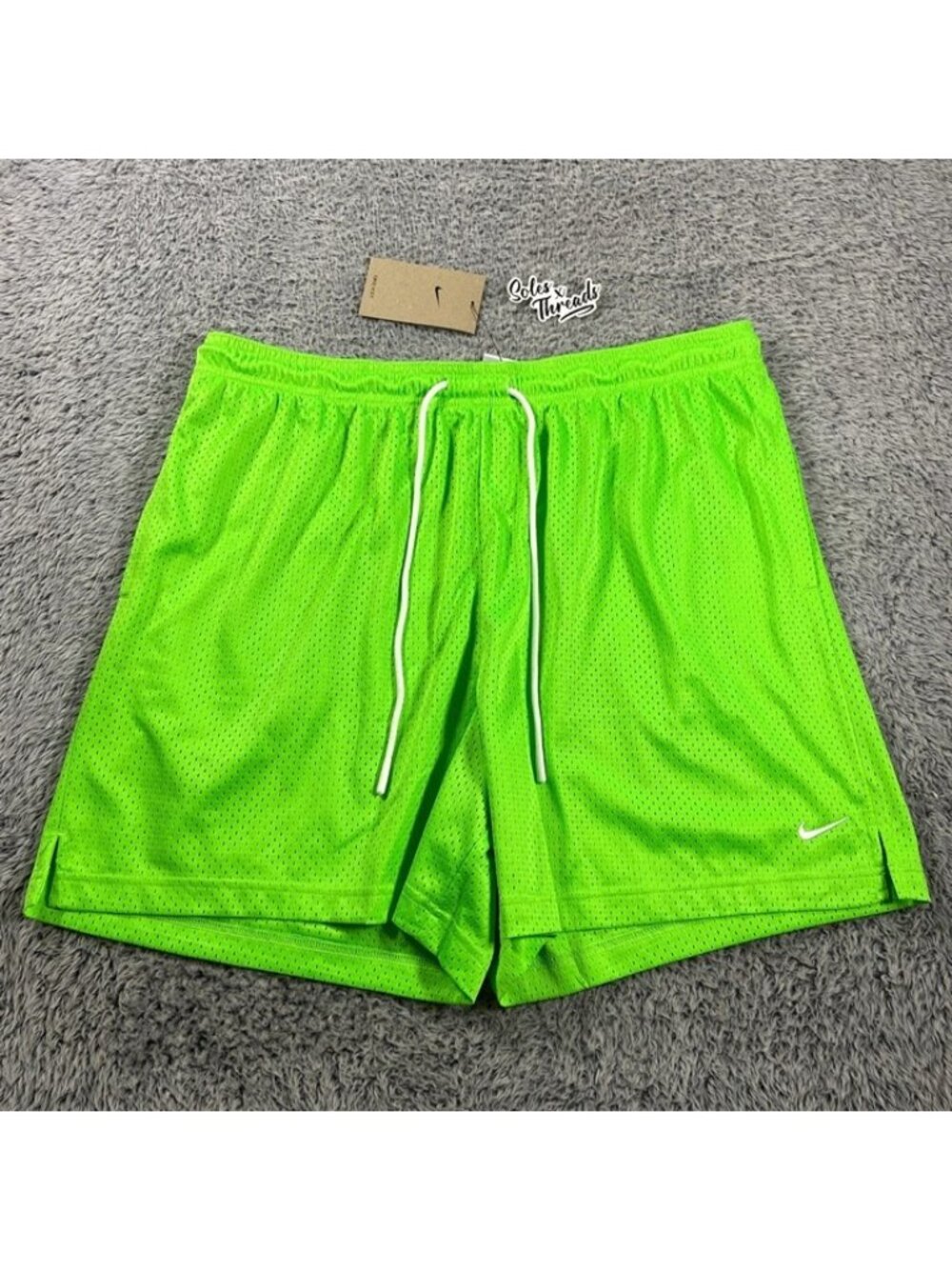 Nike Dri-FIT 5" Mesh Basketball Shorts Size XL Men Green Strike HV1880-398
